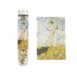 Boutiques de musées Loisirs Créatifs-Micro Puzzle 150 pièces Claude Monet - Femme à l'Ombrelle tournée vers la gauche, 1886