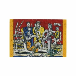 Hot Boutiques de musées Micro Puzzle 150 pièces Fernand Léger - Les loisirs sur fond rouge, 1949