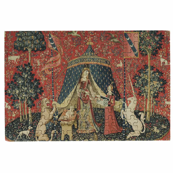 Clearance Boutiques de musées Micro Puzzle 150 pièces La Dame à la licorne - À mon seul désir