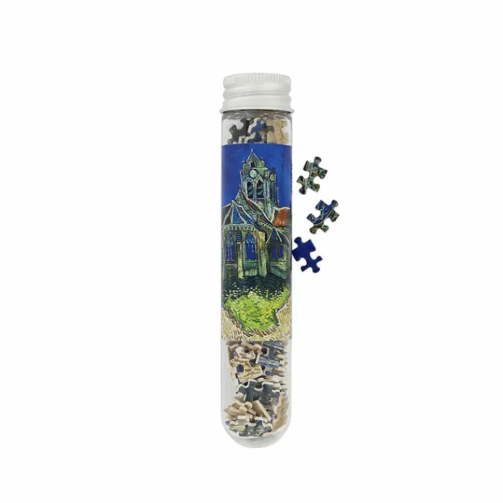 Boutiques de musées Micro Puzzle 150 pièces Vincent van Gogh - L'Église d'Auvers-sur-Oise