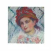 Discount Boutiques de musées Microfibre Claude Monet - Portrait de Blanche Hoschedé enfant, 1880 - 14,5 x 14,5 cm