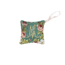 Sale Boutiques de musées Mini-coussin parfumé vert Monogramme de Marie-Antoinette
