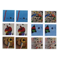 New Boutiques de musées Mémo Miró - Jeu de mémoire 60 cartes