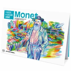 Boutiques de musées Loisirs Créatifs|Livres Jeunesse-Monet - Cahier de dessin animé