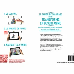 Boutiques de musées Loisirs Créatifs|Livres Jeunesse-Monet - Cahier de dessin animé