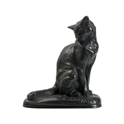 Online Boutiques de musées Moulage Chat assis Emmanuel Fremiet