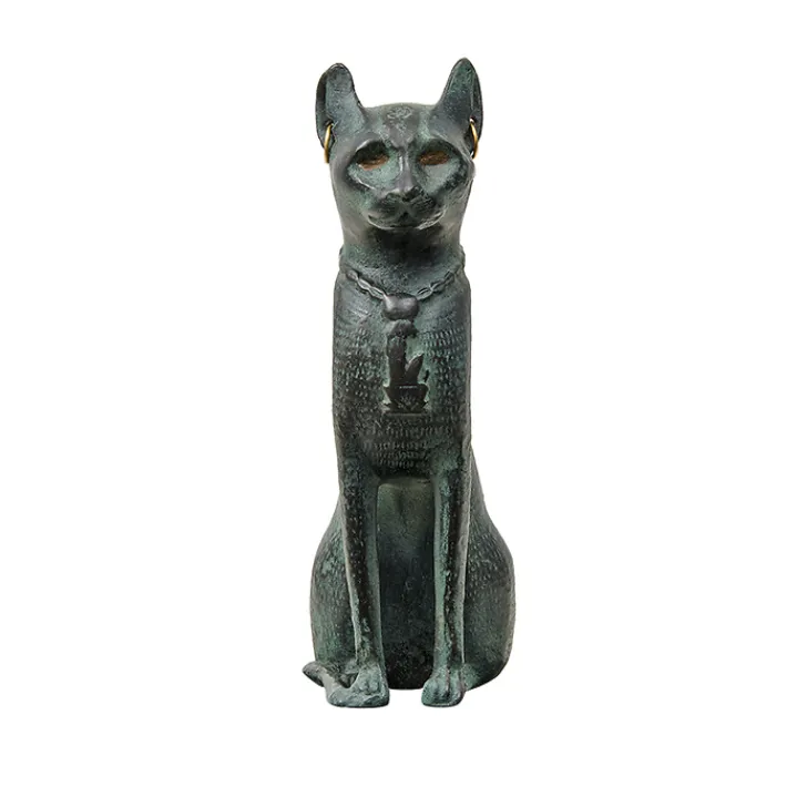 Discount Boutiques de musées Moulage Chatte Bastet aux boucles d'oreilles
