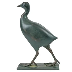 Boutiques de musées Art Européen-Moulage Foulque patine verte François Pompon