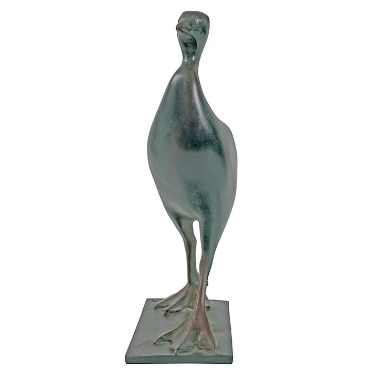 Boutiques de musées Art Européen-Moulage Foulque patine verte François Pompon