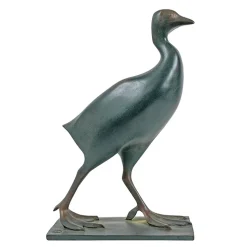 Boutiques de musées Art Européen-Moulage Foulque patine verte François Pompon