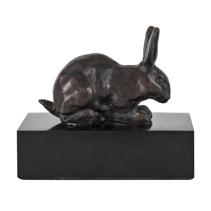 Boutiques de musées Art Européen-Moulage Lapin couché Barye