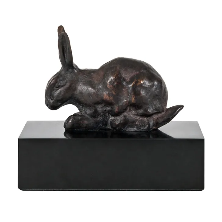 Boutiques de musées Art Européen-Moulage Lapin couché Barye