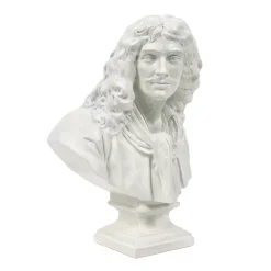 Boutiques de musées Art Européen-Moulage Petit buste de Jean-Baptiste Poquelin, dit Molière - Jean Antoine Houdon