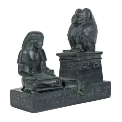 Boutiques de musées Antiquités Orientales Et Égyptiennes-Moulage Scribe royal Nebmertouf et Dieu Thot