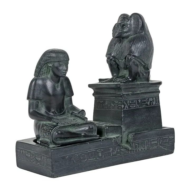 Boutiques de musées Antiquités Orientales Et Égyptiennes-Moulage Scribe royal Nebmertouf et Dieu Thot