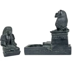 Boutiques de musées Antiquités Orientales Et Égyptiennes-Moulage Scribe royal Nebmertouf et Dieu Thot