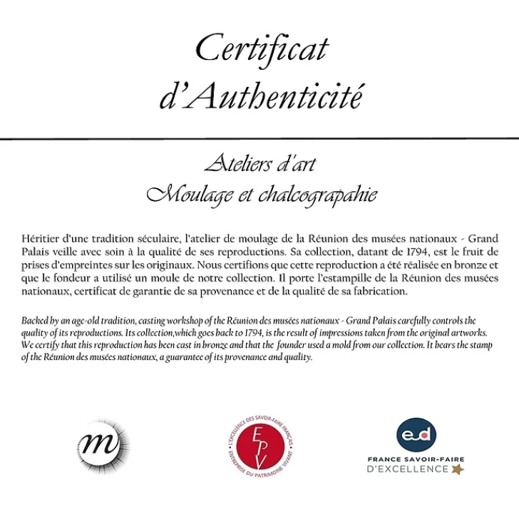 Online Boutiques de musées Moulage Serre-livres Scribe assis