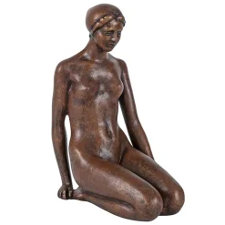 Boutiques de musées Art Européen-Moulage Statuette Femme assise sur ses talons d'après Aristide Maillol