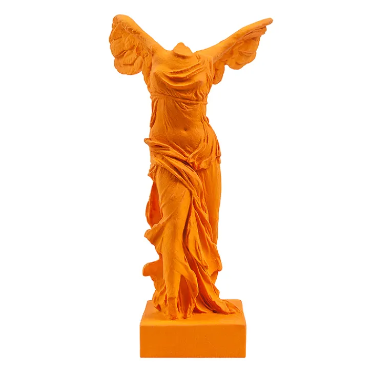 Boutiques de musées Antiquités Gallo-Romaines & Gréco-Romaines-Moulage Victoire de Samothrace 34 cm - Jaune safran