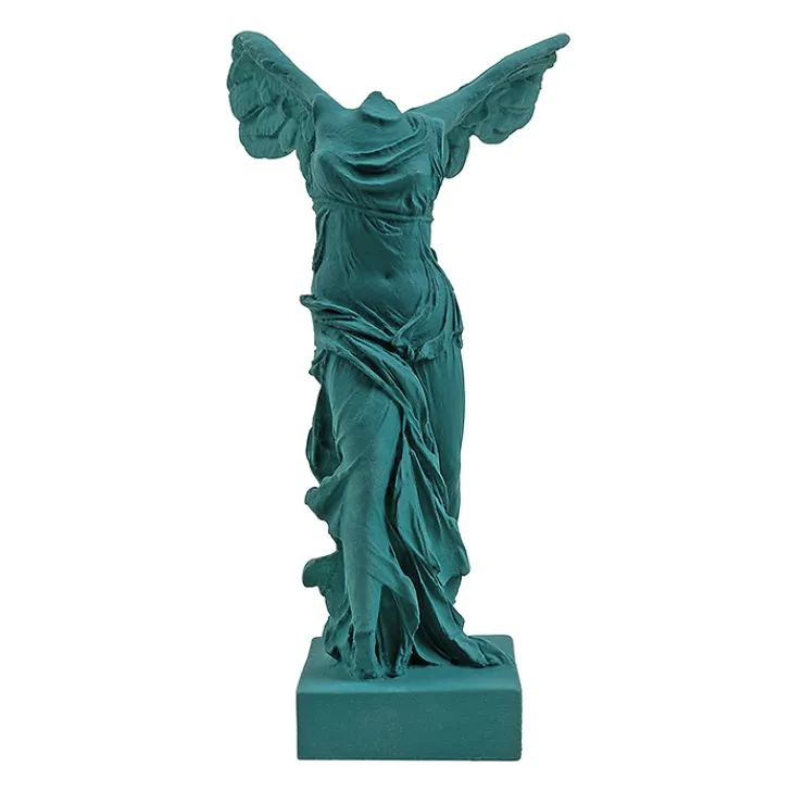 Best Boutiques de musées Moulage Victoire de Samothrace 34 cm - Vert pétrole