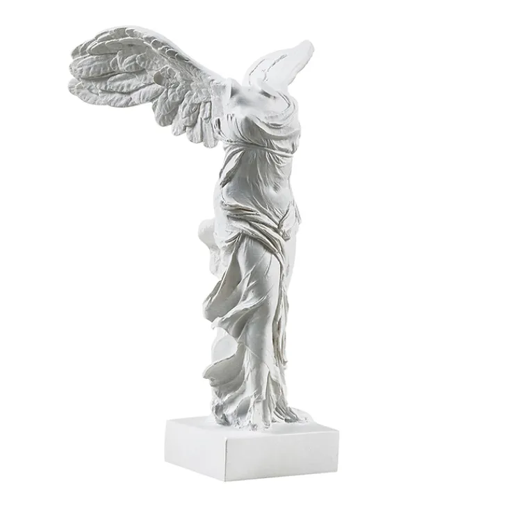 Boutiques de musées Antiquités Gallo-Romaines & Gréco-Romaines-Moulage Victoire de Samothrace 18 cm - Blanche