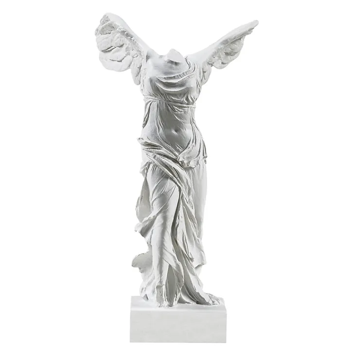 Boutiques de musées Antiquités Gallo-Romaines & Gréco-Romaines-Moulage Victoire de Samothrace 18 cm - Blanche