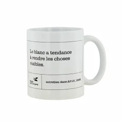 Discount Boutiques de musées Mug citation Robert Ryman
