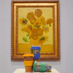 Online Boutiques de musées Mug de voyage 400ml Vincent van Gogh - Fleurs