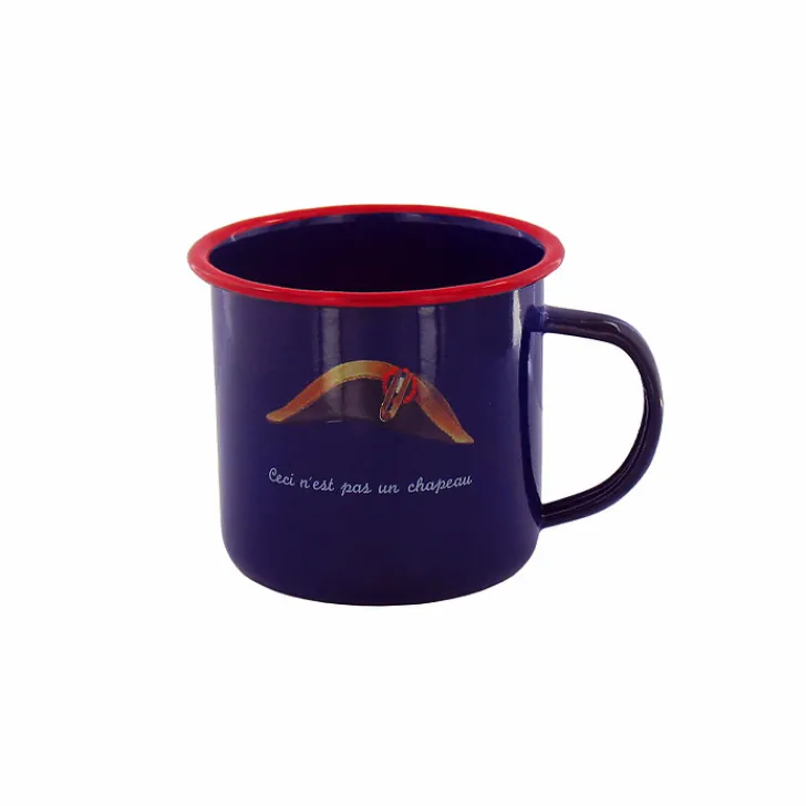 Discount Boutiques de musées Mug en fer - Ceci n'est pas un chapeau