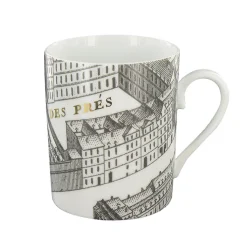 Outlet Boutiques de musées Mug Plan de Turgot - Or