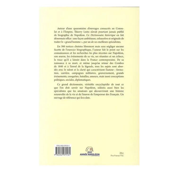 Boutiques de musées Histoire, Géographie Et Sciences-Napoléon - Dictionnaire historique