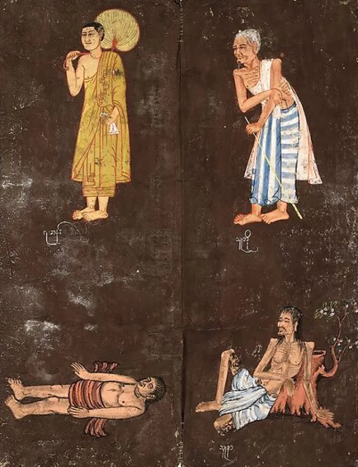 Boutiques de musées Toiles Encadrées|Toiles Sur Châssis-Nemi Jataka (détail) (toiles encadrées)