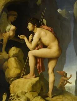 Discount Boutiques de musées Oedipe explique l'énigme du Sphinx (toiles sans cadre)