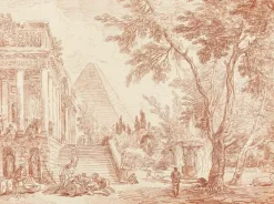 Outlet Boutiques de musées Palais et fontaine dans un parc (affiches d'art encadrées)