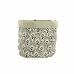 Online Boutiques de musées Panier Art Nouveau Paon rose - 18 x 10 cm