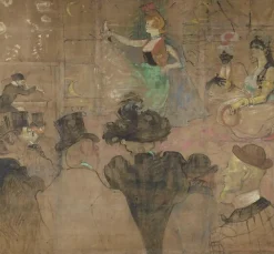 New Boutiques de musées Panneaux pour la baraque de la Goulue, à la Foire du Trône à Paris II/II (toiles sur châssis)