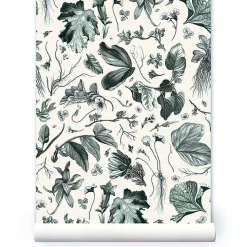 Clearance Boutiques de musées Papier peint intissé Herbier du roi - Vert - 270 x 53 cm - Maison Baluchon