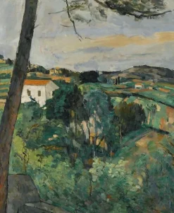 Boutiques de musées Toiles Sur Châssis-Paysage au toit rouge ou le pin d'Estaque (toiles sur châssis)