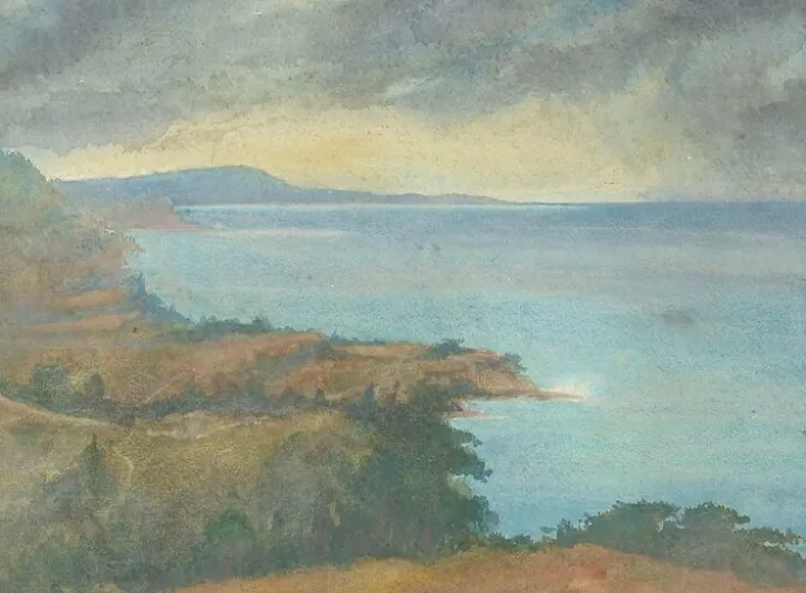 Hot Boutiques de musées Paysage de bord de mer (affiches d'art)