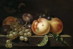 Online Boutiques de musées Pêche, prunes et raisins (panneaux aluminium)