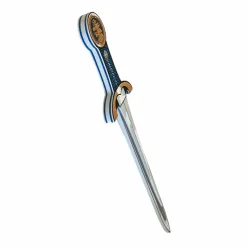 Sale Boutiques de musées Épée de chevalier en mousse bleue avec emblème Lion doré