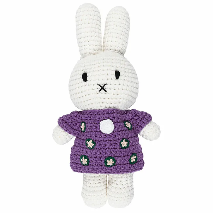 Boutiques de musées Peluches-Peluche crochet Miffy Robe Nymphéas