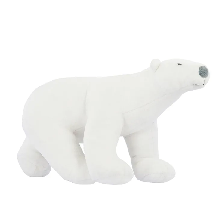 Boutiques de musées Peluches-Peluche Ours blanc Pompon - Grand Modèle