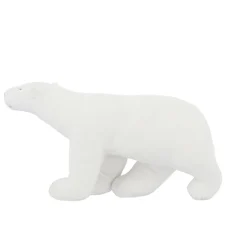 Boutiques de musées Peluches-Peluche Ours blanc Pompon - Grand Modèle