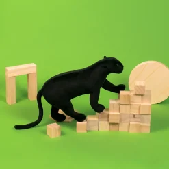 Boutiques de musées Peluches-Peluche Panthère noire - Grand Modèle