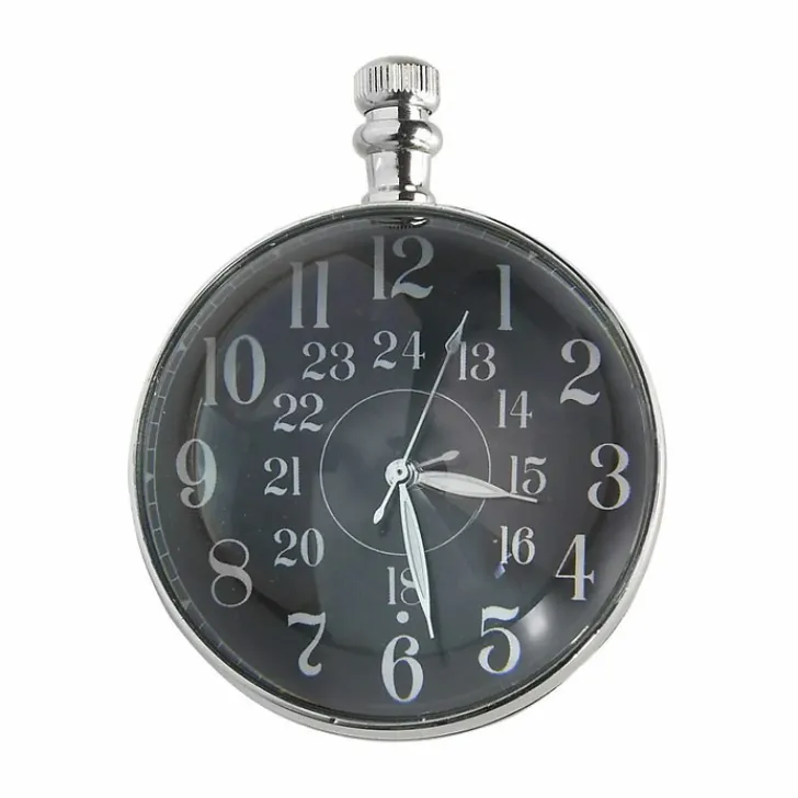 New Boutiques de musées Pendule de voyage l'Œil du temps Nickel