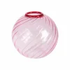 Boutiques de musées Design-Petit vase spirale Rose Ø 9 cm