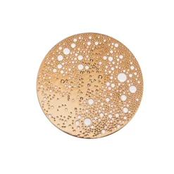 Discount Boutiques de musées Petite broche magnétique Lunar - Métal or rosé