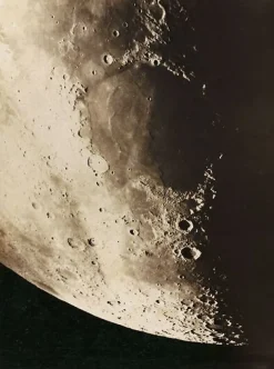 Discount Boutiques de musées Photographie lunaire, Corne Nord, 27 mars 1890, Observatoire de Paris (toiles sur châssis)