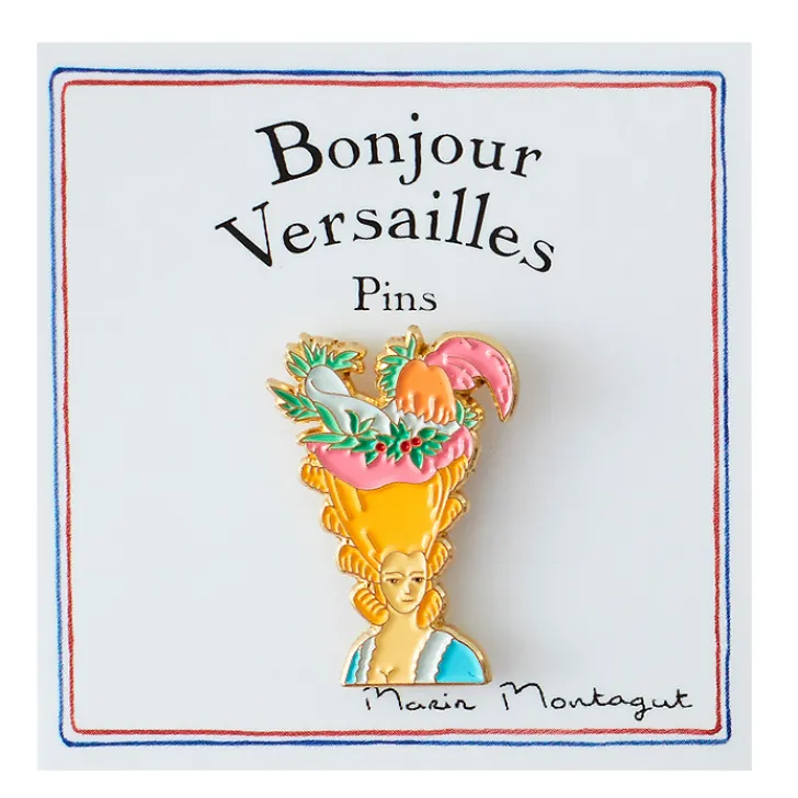 Hot Boutiques de musées Pin's Bonjour Versailles Marie-Antoinette